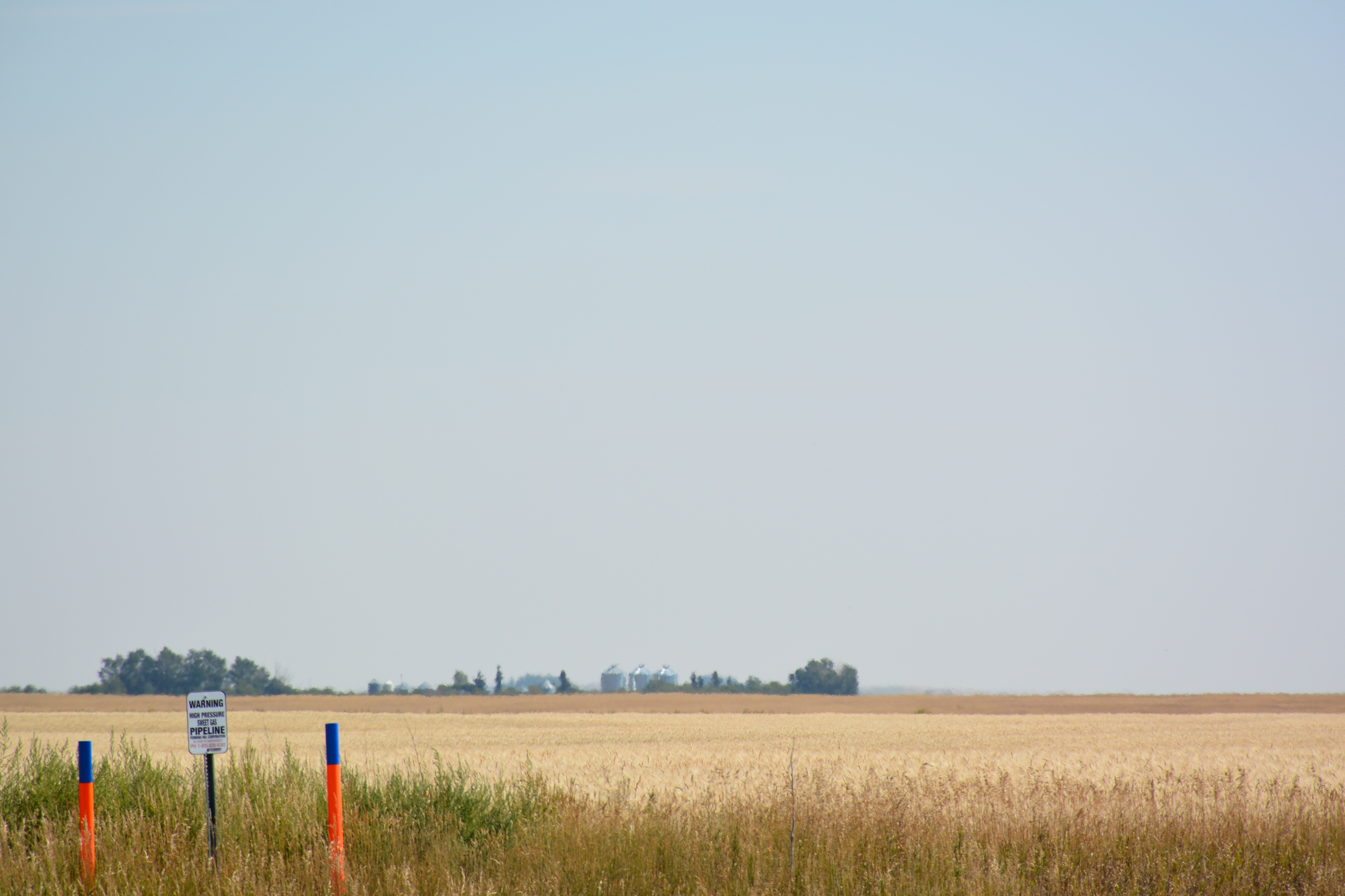 Pembina's pipeline right-of-way near Empress, AB Pembina's pipeline right-of-way near Empress, AB